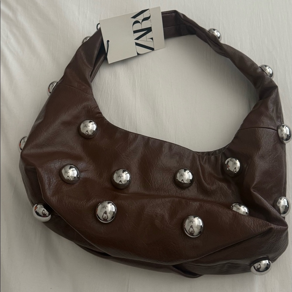 ZARA Brown Shoulder Bag NEW